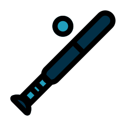 Baseball bat icon