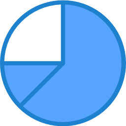 cirkeldiagram icoon