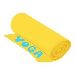 yoga matte icon