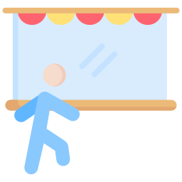 Shop window icon