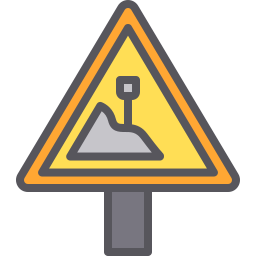 Traffic sign icon