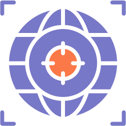 orientación global icono