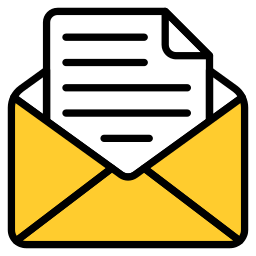 document de courrier Icône