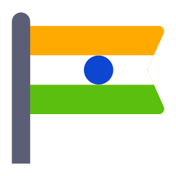 bandera india icono