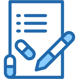 Medical prescription icon