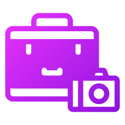 Сумка для фотокамеры иконка