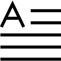 大文字 icon