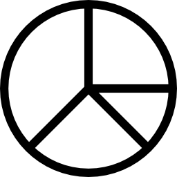 diagramme circulaire Icône