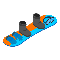 Snowboardequipment icon