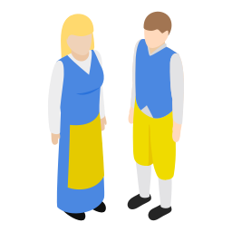 pareja sueca icono