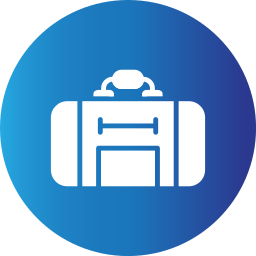 Sport bag icon