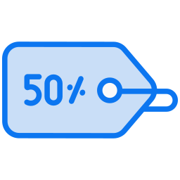50 percent icon