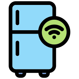 Smart refrigerator icon