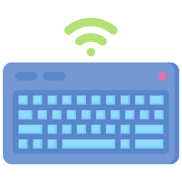 tastiera senza fili icona