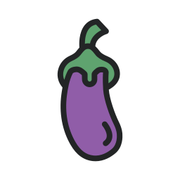 aubergine Icône