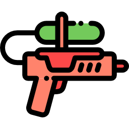 pistola de agua icono