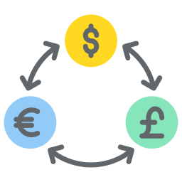 taux de change Icône