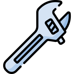 Adjustable wrench icon