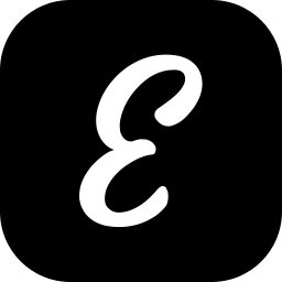 Letter e icon