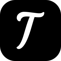 Letter t icon