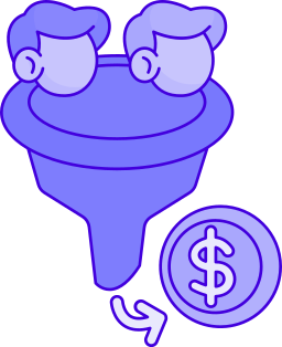 Sales pipeline icon