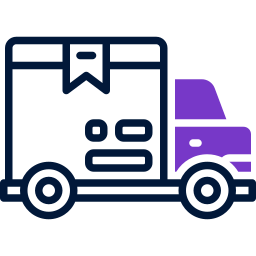 camion de livraison Icône