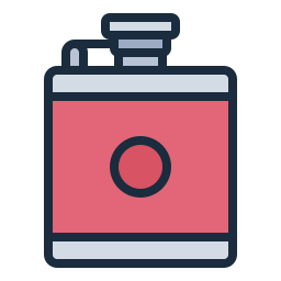 Hip flask icon