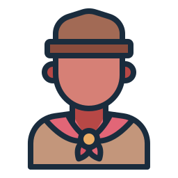 boy scout icono