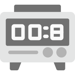 Digital clock icon