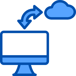 transferencia de datos icono