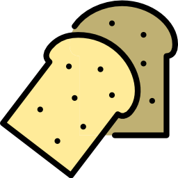 gesneden brood icoon