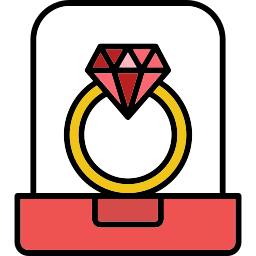 Diamond rings icon