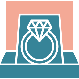 Diamond ring icon