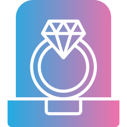 Diamond rings icon