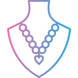 Pearl necklace icon