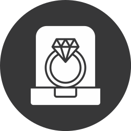 Diamond rings icon