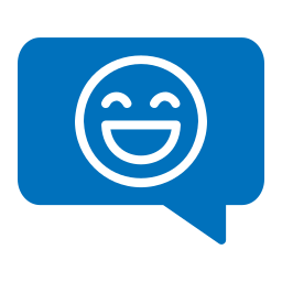 szczęśliwy emoji ikona