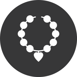 Pearl necklace icon