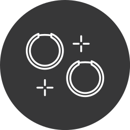 Серьги-кольца иконка