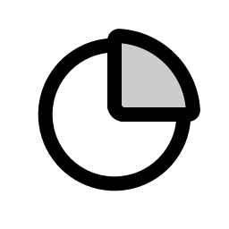 diagramme circulaire Icône