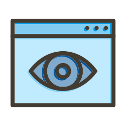visibilidad web icono