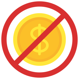 No money icon