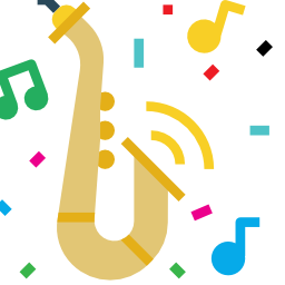 saxofón icono