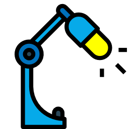 Desk lamp icon