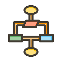stroomdiagram icoon