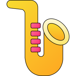 saxofón icono