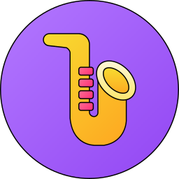 saxofón icono