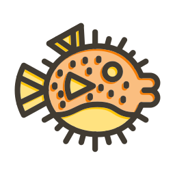 Puffer fish icon