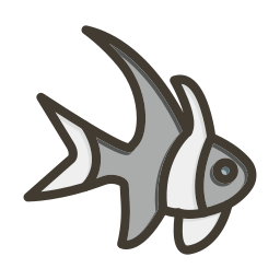 poisson cardinal de banggai Icône