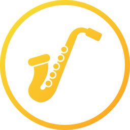 saxofón icono